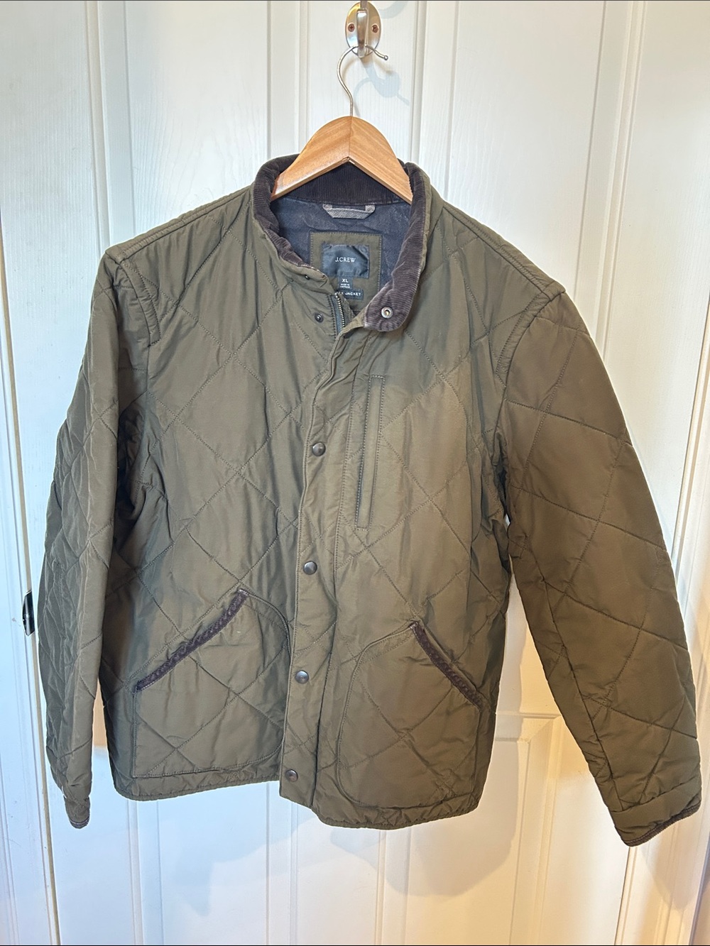J. Crew Sussex jacket Olive Quilted Men's Jacket